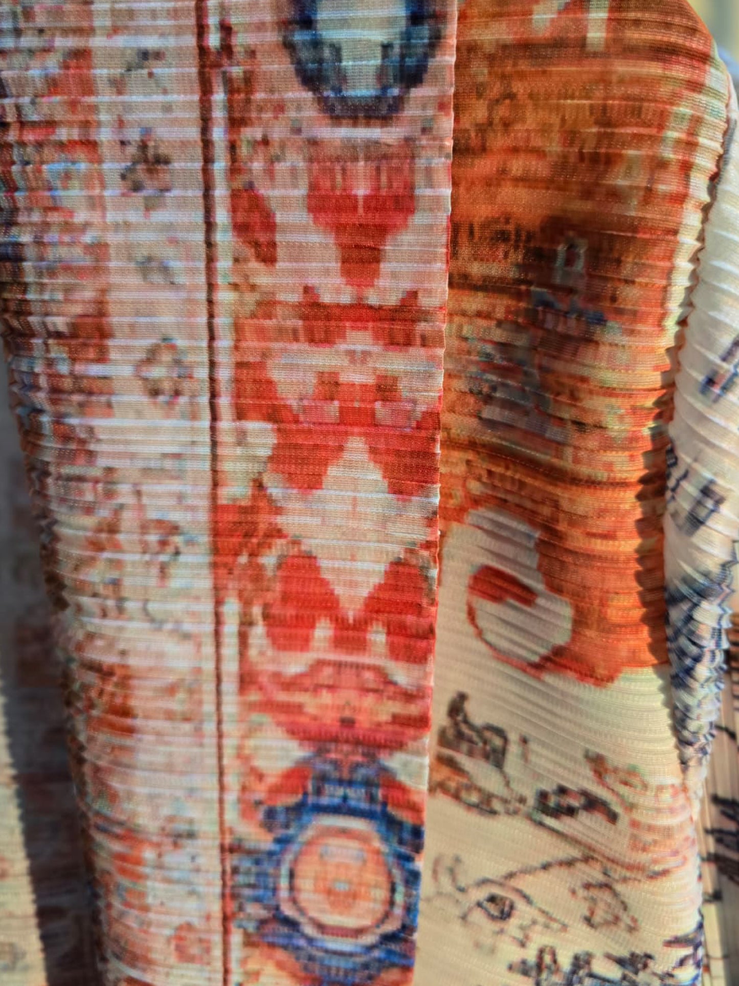 Multi-Color Printed Abaya